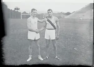Princeton Prints: Bill Bonthron Congratulating Jack Lovelock