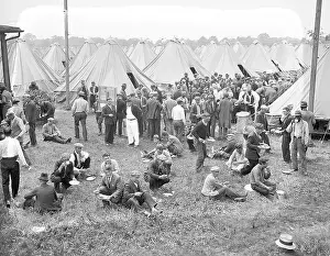 Camping Prints: Bonus Army Encampment Near Washington