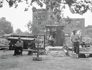 Shack Prints: Bonus Marchers Outside Their Shack In Dc