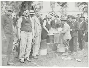 Bonus Marchers Receiving Hot Meal