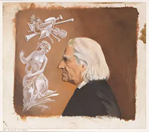 Dutch Prints: Book Cover Design For 'Frans Liszt