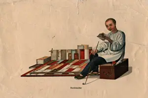 Occupations Street Prints: Book Seller