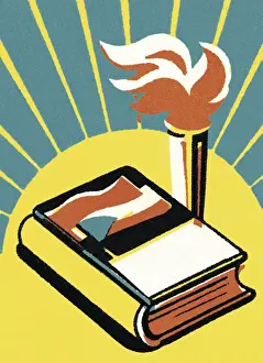 Book and Torch