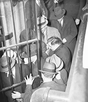 Surrender Prints: Bookies and Tipsters Being Escorted to Jail Cell
