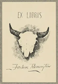 Bovine Prints: Bookplate of Frederic Remington