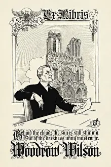 Notre Dame Prints: Bookplate of Woodrow Wilson