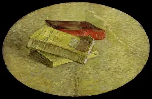 Prints of Three books, 1887. Found in the collection of the Van Gogh Museum, Amsterdam. (Photo by Fine Art Images/Heritage Images/Getty Images) Echoes of Genius: Timeless Reproductions of a Master’s Vision: Three books, 1887. Artist: Gogh, Vincent, van (1853-1890)