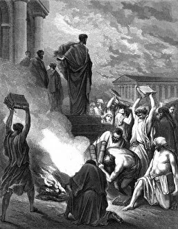 Clergy Gallery: The books are burned at Ephesus
