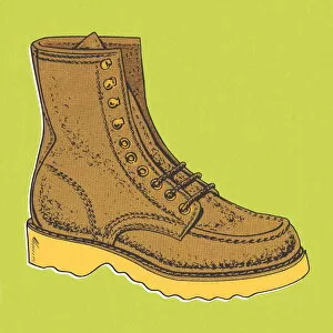 Images Dated 26th May 2015: Boot on a Green Background
