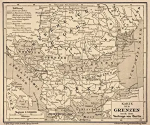 The borders of Europe after the Treaty of Berlin