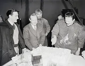 Birthday Prints: Boris Karloff (Franken..) Cutting Cake