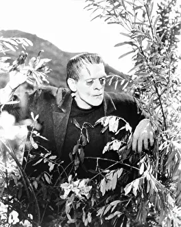 Boris Karloff In Frankenstein