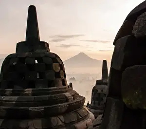 Yogyakarta Prints: Borobudur, Java