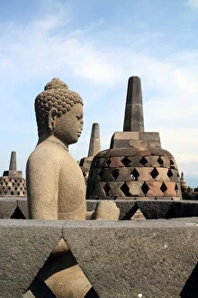 Images Dated 21st January 2013: BorobudurTemple; Indonesia; Yogyakarta