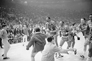 Boston Basketball Coach Bill Russell and Emmette Bryant