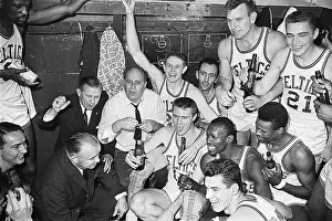 Owner Prints: Boston Celtics Celebrate in Locker Room