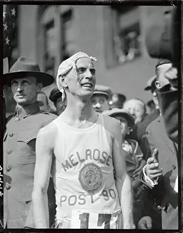 Runner Prints: Boston Marathon Winner Clarence De Mar