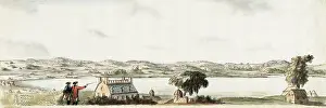 John Hancock Prints: Boston Neck with the British lines