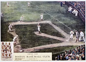 Club Prints: Boston Opening Day Poster 1889