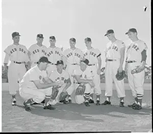 Sarasota Prints: Boston Red Sox Manager and Players at Camp