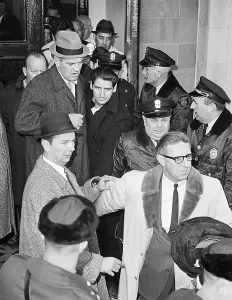 Exiting Prints: Boston Strangler Leaving Police Station
