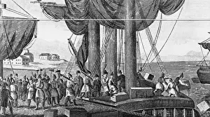 Boston Tea Party;Tea Being Dumped/Harbor