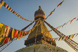 Images Dated 14th November 2012: Boudhanath Prayer Flags