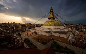 Images Dated 25th June 2012: Boudhanath stupa