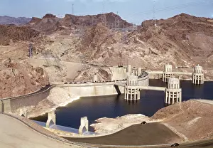 Prints of A 35mm film photo shows an aerial view of Hoover Dam, which used to be called Boulder Dam, 1940. (Jim Heimann Collection/Getty Images) A Timeless Collection of Hoover Dam Photography: Boulder Dam