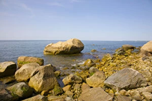 Images Dated 3rd July 2015: Boulders in water, Southold, NY