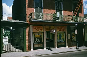 Lac0090 Prints: BOURBON STREET, NEW ORLEANS