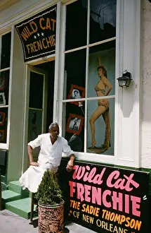 Lac0090 Prints: BOURBON STREET, NEW ORLEANS