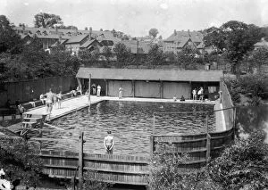Britain Collection: Bournville Swimming Baths