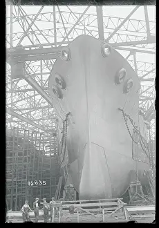 Quincy Prints: Bow of USS Nevada