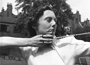 Archery Prints: Bow Woman