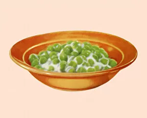 Images Dated 28th February 2017: Bowl of Peas