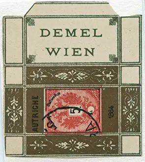 Confectionery Prints: Box of the confectionery Demel Vienna