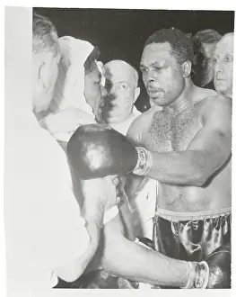 Sportsmanship Prints: Boxer Archie Moore Acknowledging His Challenger After Fight
