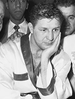 Boxer Billy Graham in Pensive Mood
