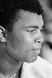 Sweating Prints: Boxer Cassius Clay