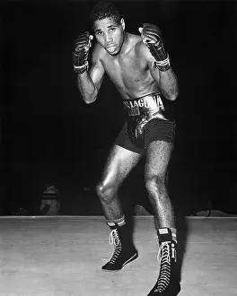 Boxer Ismael Laguna in Boxing Pose