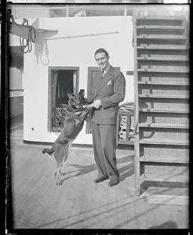 Boxer Jack Doyle Having Fun With His Dog