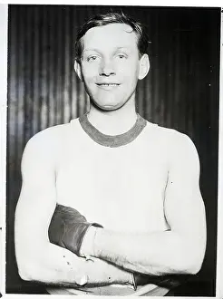 Championship Prints: Boxer Jimmy Wilde Posed with Arms Folded