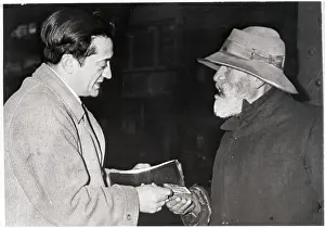 Poor Person Prints: Boxer Joe Bonavita Giving Man Money