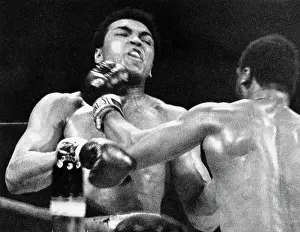 Motion Blur Prints: Boxer Joe Frazier Punching Muhammad Ali