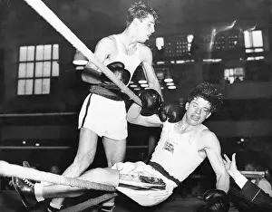Boxer Knocked Out of Ring at Olympics
