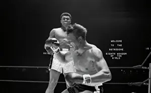 Boxer Muhammad Ali Knocking Out Cleveland Williams