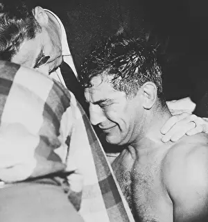 Boxer Peter Mueller Crying