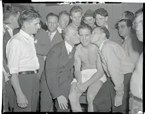 Boxer Promoter Mike Jacobs with Boxer Billy Conn