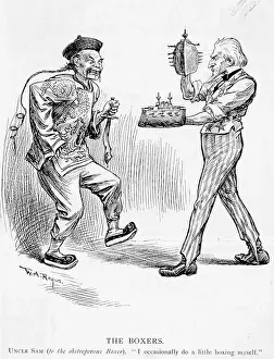 China Prints: Boxer Rebellion Cartoon